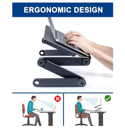 FLEXDESK PRO: MESA PORTABLE Y AJUSTABLE PARA LAPTOP - Tienda Happy